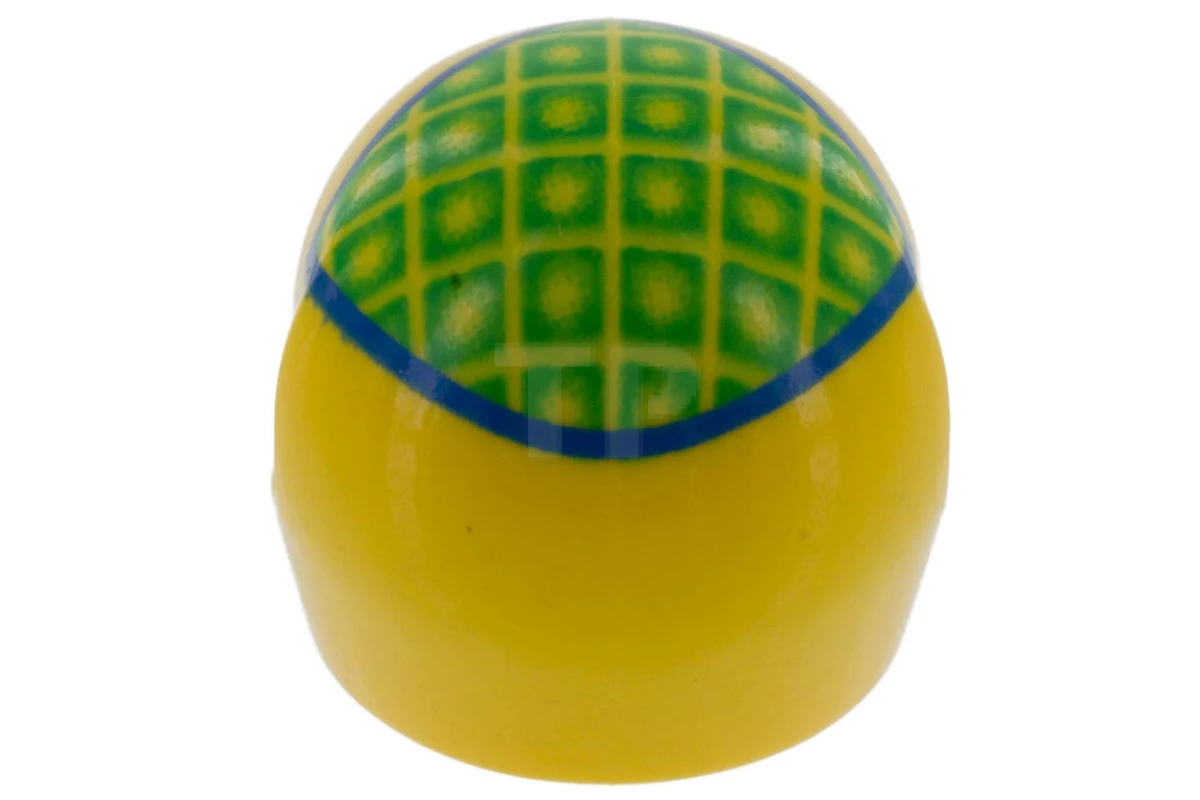 LEGO&reg; 4501843 - 2446pb27 - Minifig, Headgear Full-face Helmet with Ferrari Pattern (F. Massa)