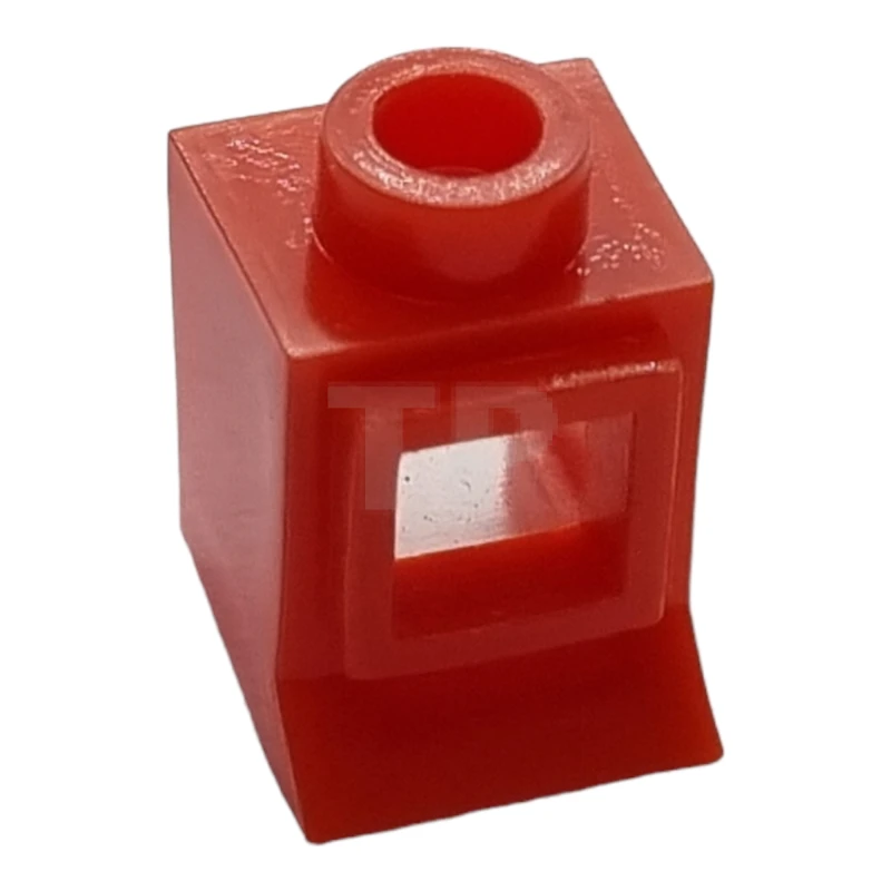 LEGO&reg;  - 39bc01 - Window 1 x 1 x 1 (old type) with Extended Lip, with fixed Glass
