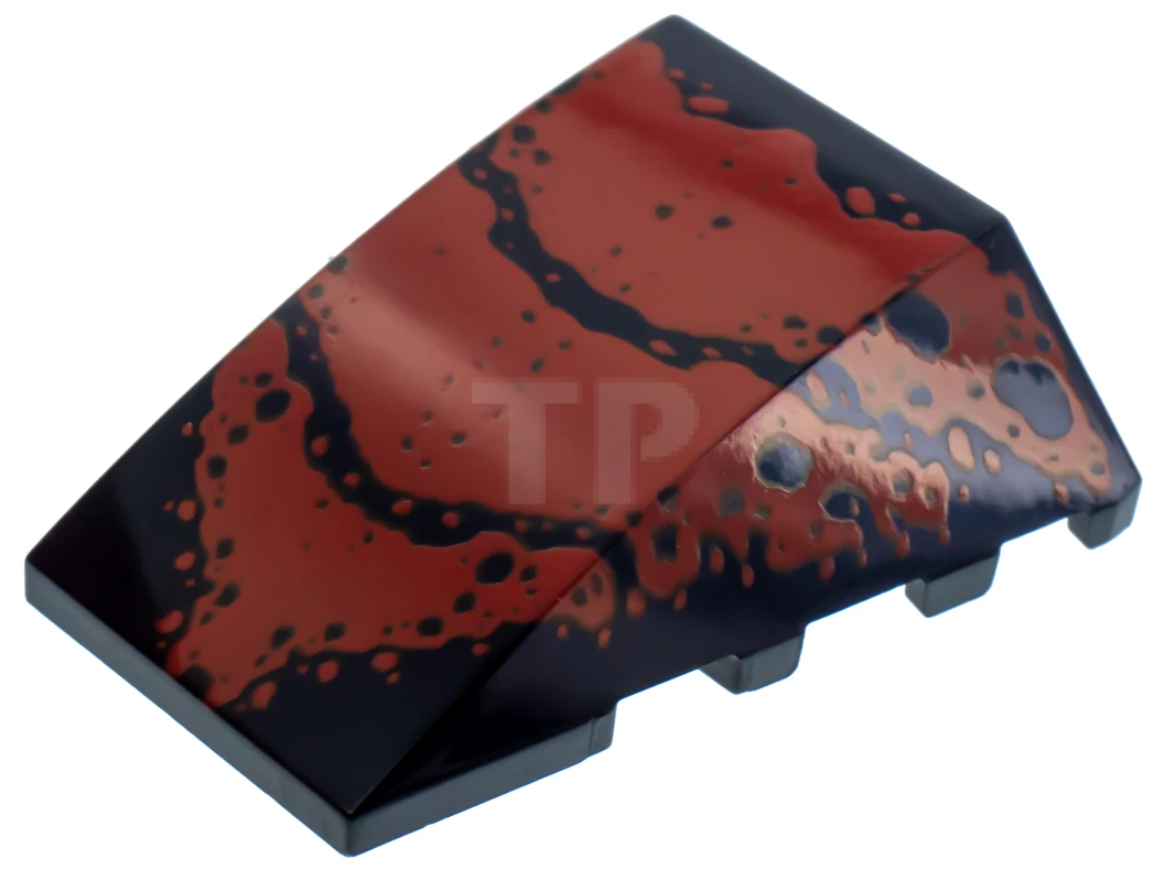 LEGO&reg; 47753pb003 - 4500876 - Slope 4 x 4 Wedge with Scale Pattern