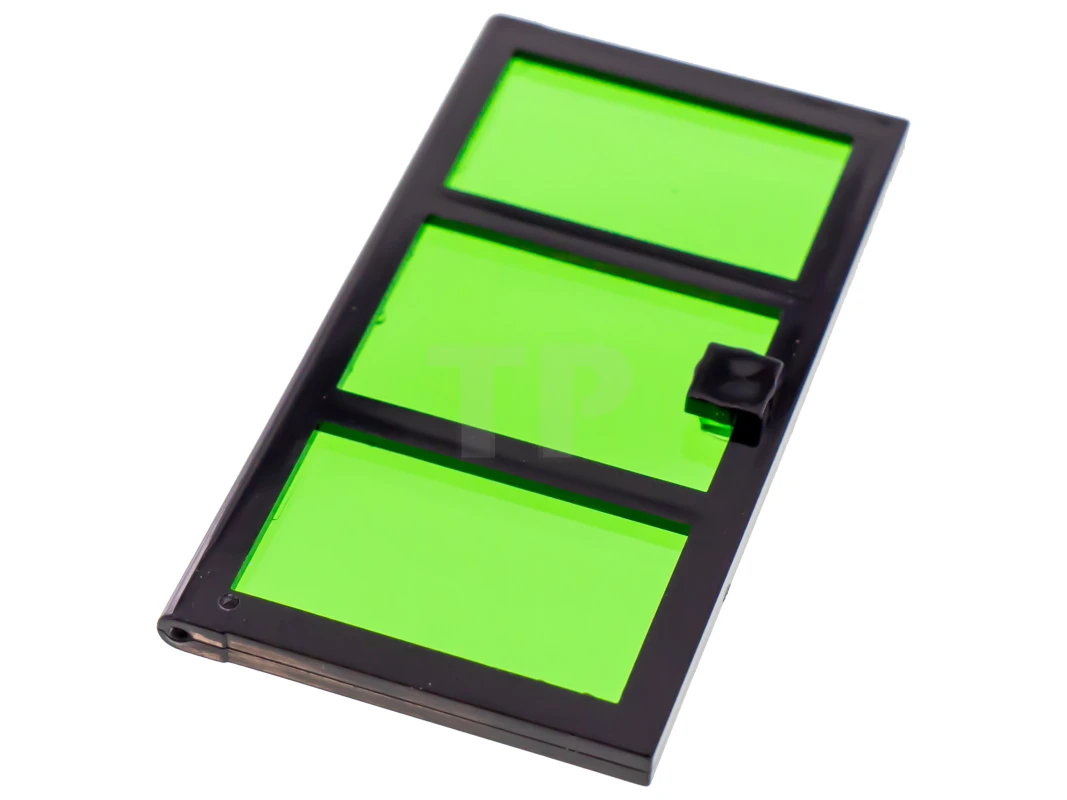 LEGO&reg; 4190494 - x39c03 - Door 1 x 4 x 6 with 3 Panes with Trans-Green Glass