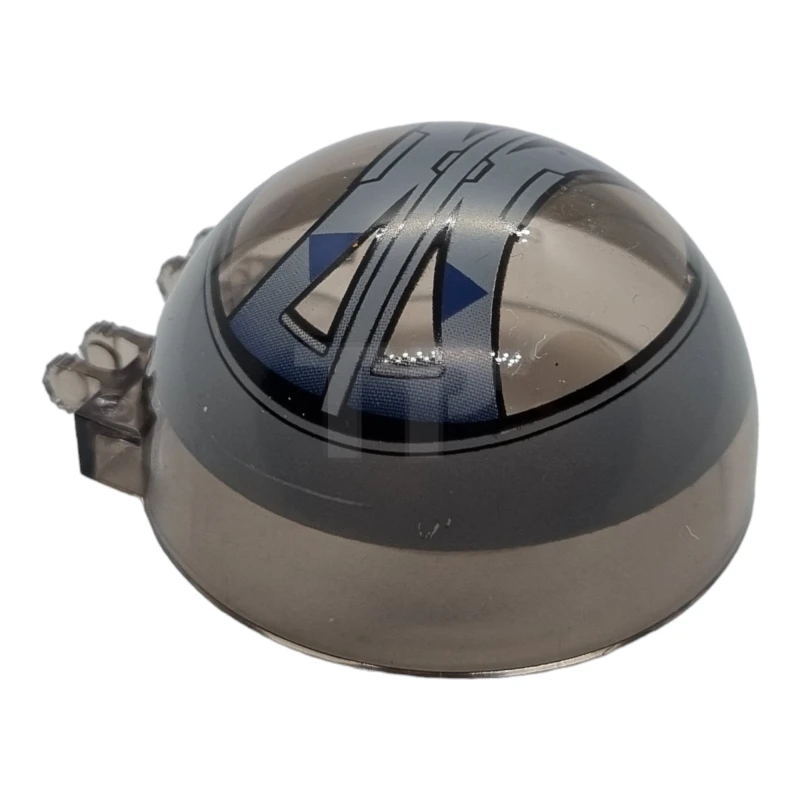 LEGO&reg; 4570086 - 50747pb03 - Windscreen 6 x 6 x 3 Canopy Half Sphere with Dual 2 Fingers and SW Droid Tri-Fighter Dark Blue Triangles Pattern