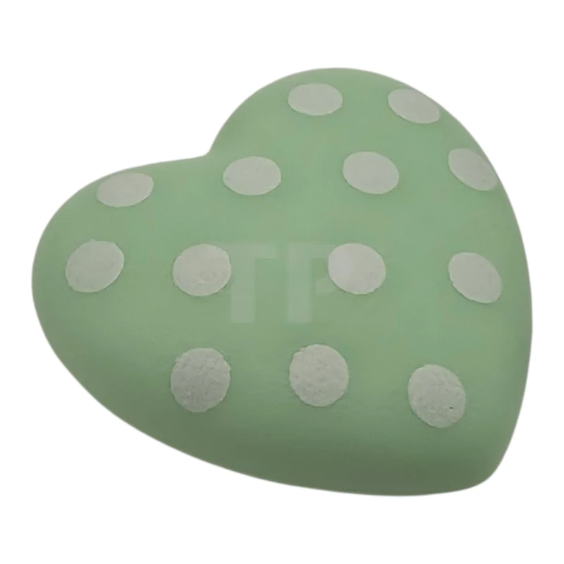 LEGO&reg; 4245682 - 45449pb05 - Clikits Icon, Heart 2 x 2 Large with Pin, White Spots Pattern