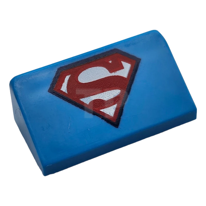 LEGO&reg; 85984pb144 - 6196551 - Slope 30° 1 x 2 x 2/3 with 'S' Pattern (Superman Logo)