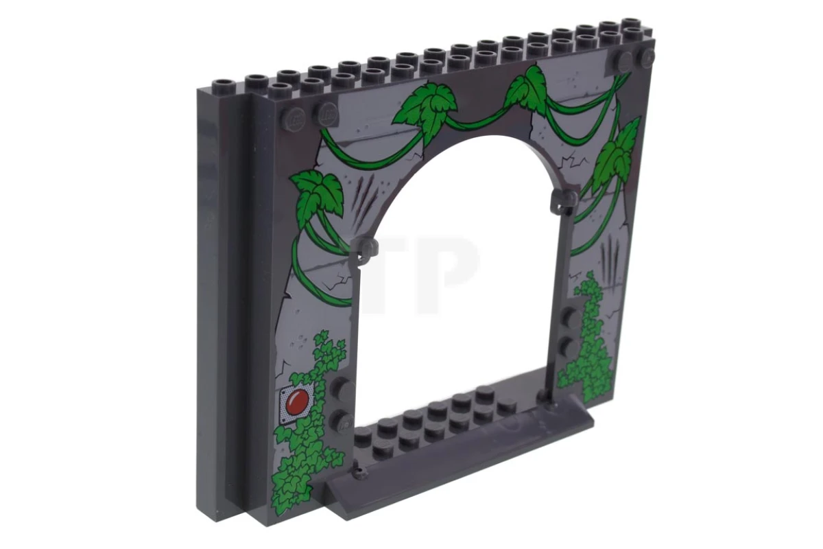 LEGO&reg; 6223204 - 15626pb06 - Panel 4 x 16 x 10 with Arch and Leaves and Vines Pattern