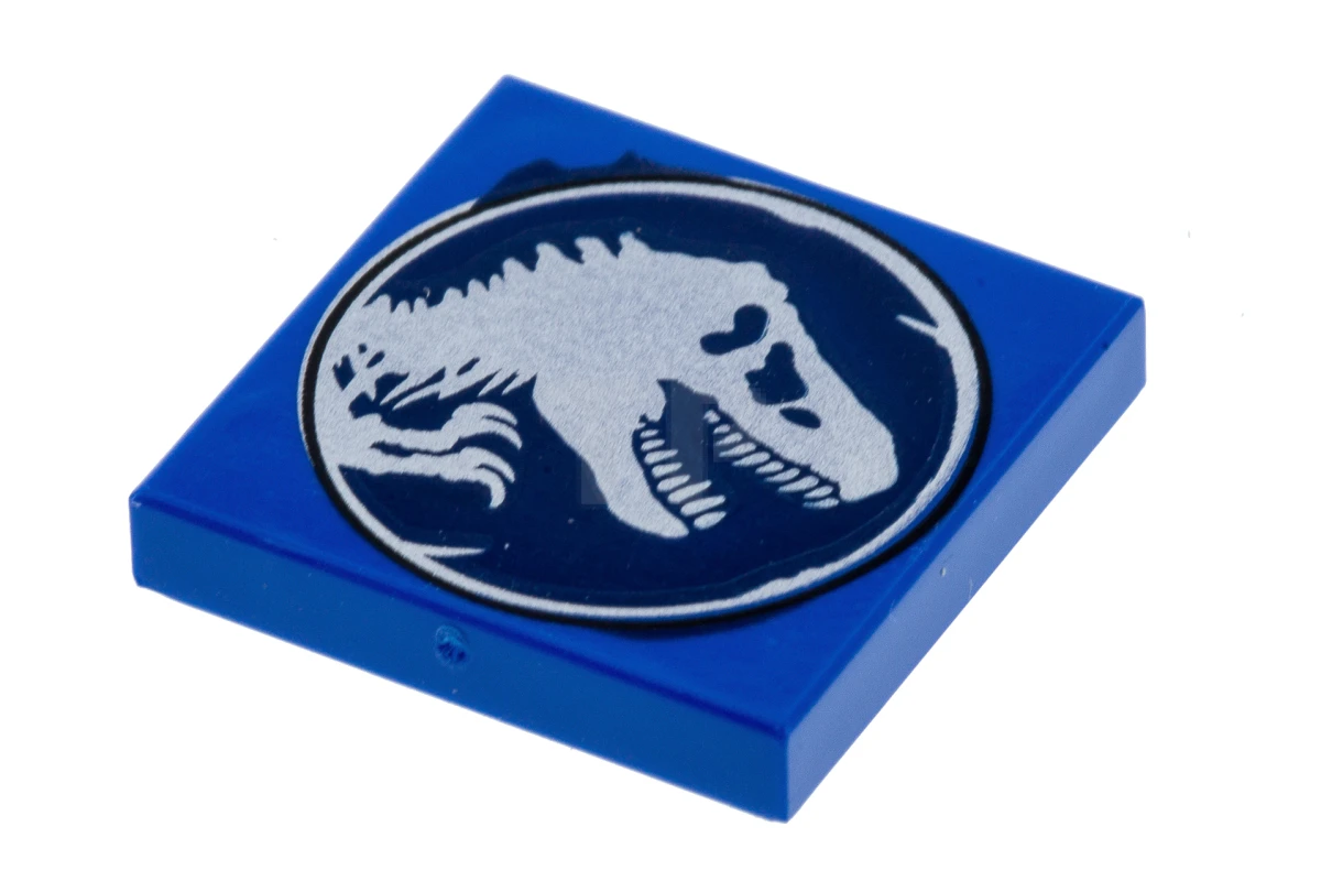 LEGO&reg; 6221852 - 3068pb1151 - Tile 2 x 2 with Jurassic World Dino Pattern
