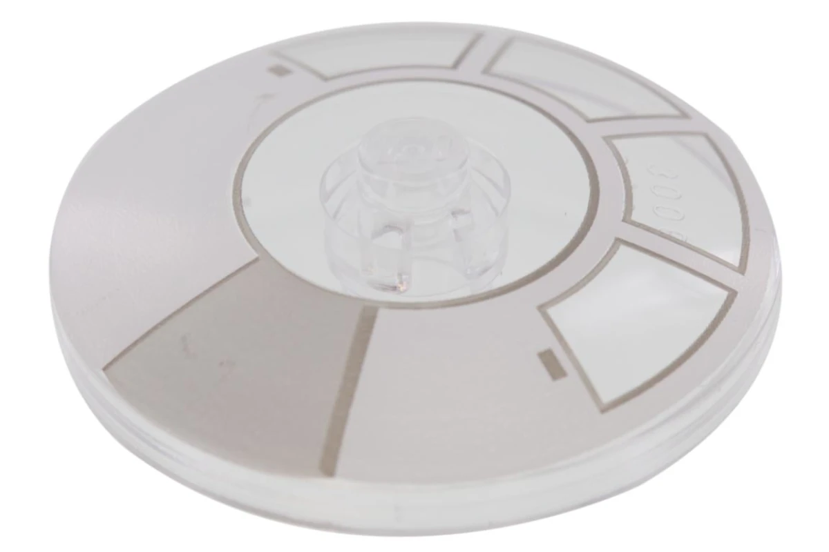 LEGO&reg; 6223409 - 3960pb050 - Dish 4 x 4 Inverted with Millennium Falcon Cockpit Pattern