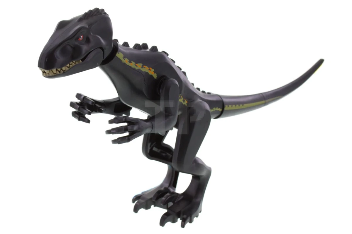 LEGO&reg;  - Indo01 - Dino Indoraptor con corpo e dorso neri - Assemblaggio completo