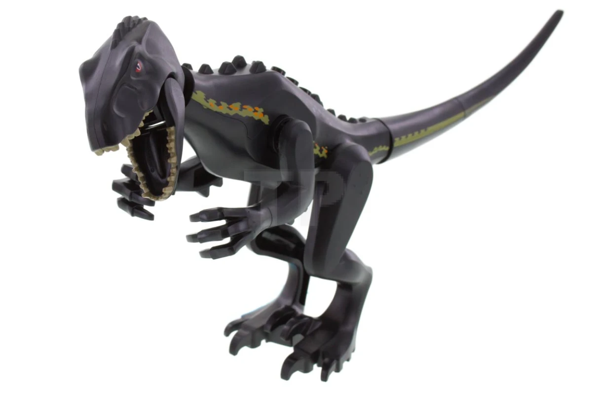 LEGO&reg;  - Indo01 - Dino Indoraptor con corpo e dorso neri - Assemblaggio completo