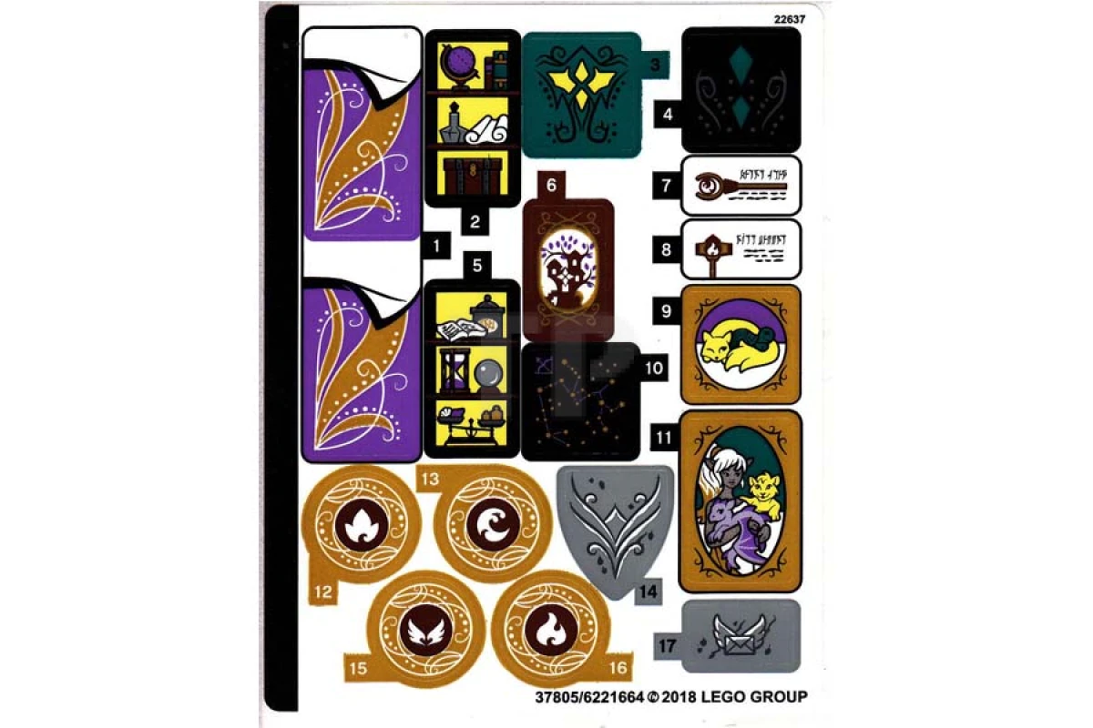 LEGO&reg; 6221664 - Autocollant pour l'ensemble 41196