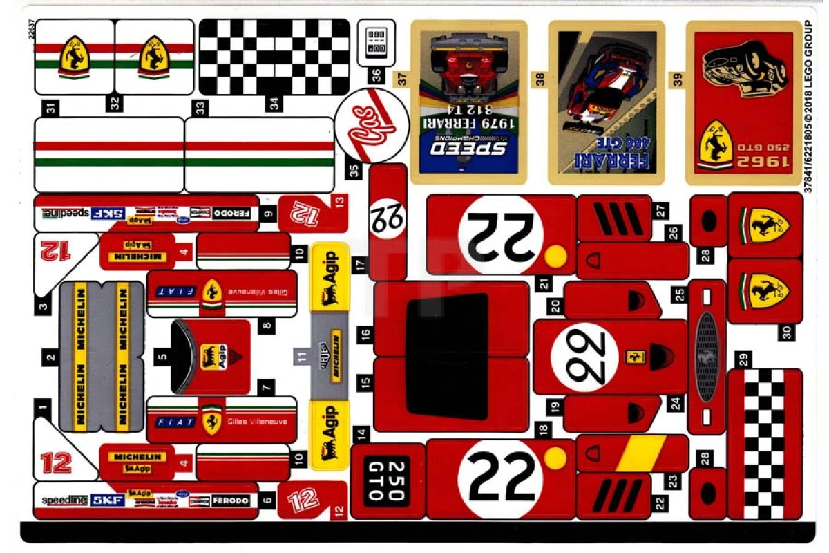 LEGO&reg; 6221805 - Sticker voor set 75889 - vel 1