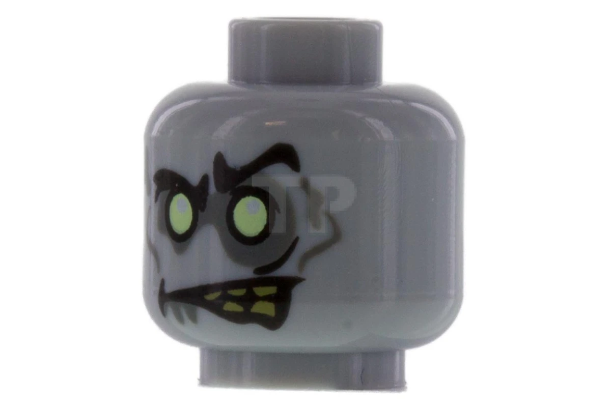 LEGO&reg; 6008033 - 3626cpb0766 - Head Minifig with Zombie Pattern (Zombie Groom)