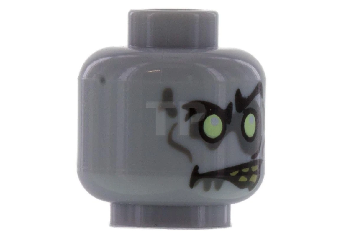LEGO&reg; 6008033 - 3626cpb0766 - Head Minifig with Zombie Pattern (Zombie Groom)