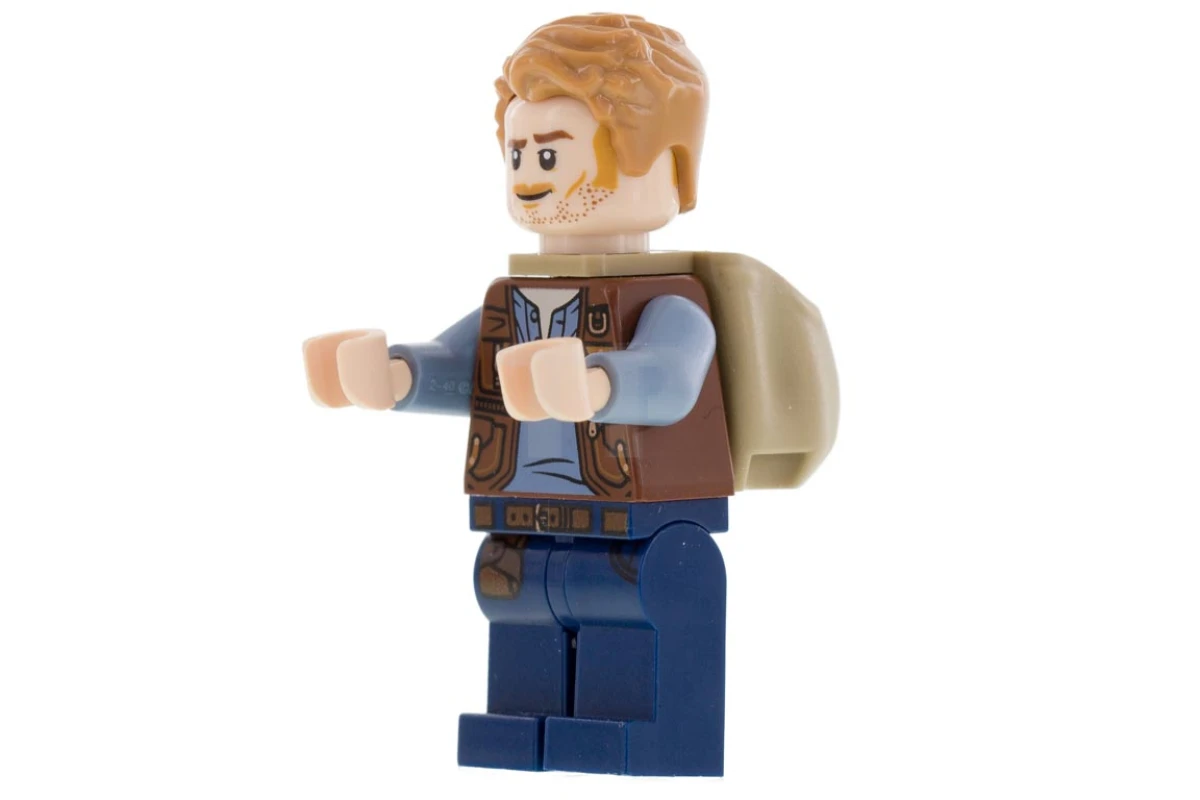LEGO&reg; jw044 Owen Grady avec son sac à dos