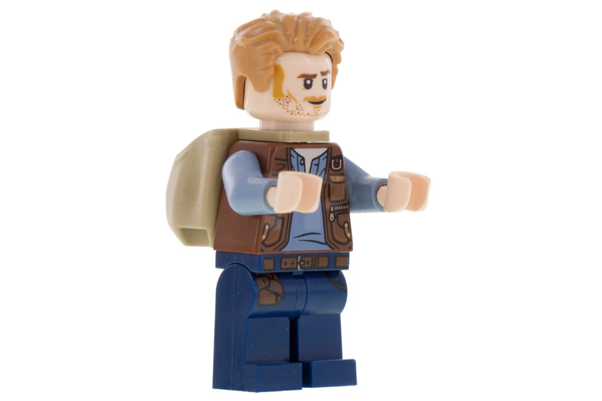 LEGO&reg; jw044 Owen Grady avec son sac à dos