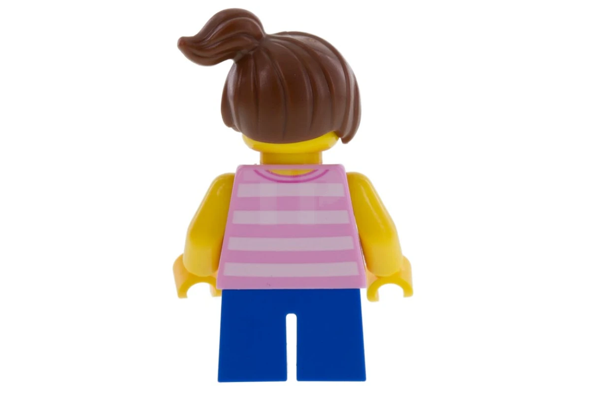 LEGO&reg; twn338 Girl with Bright Pink Top and Ponytail (31077)