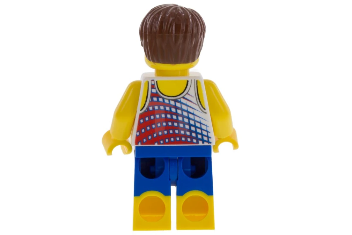 LEGO&reg; twn335 Beach Tourist with Surfer Tank Top and Yellow Boots (31083)