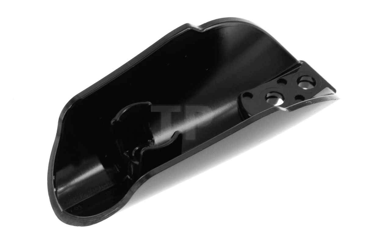 LEGO&reg; 6221696 - 26831pb04R - Large Figure Armor, Arm / Leg Cover with Ball Joint Socket and 2 Holes with Red Lines and Reddish Brown Belt Pattern