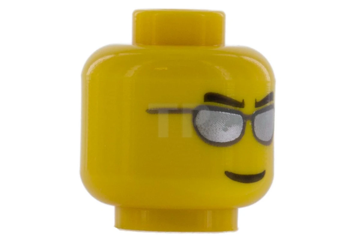 LEGO&reg; 6022320 - 3626bpb0193 - Head Minifig  with Sunglasses Pattern