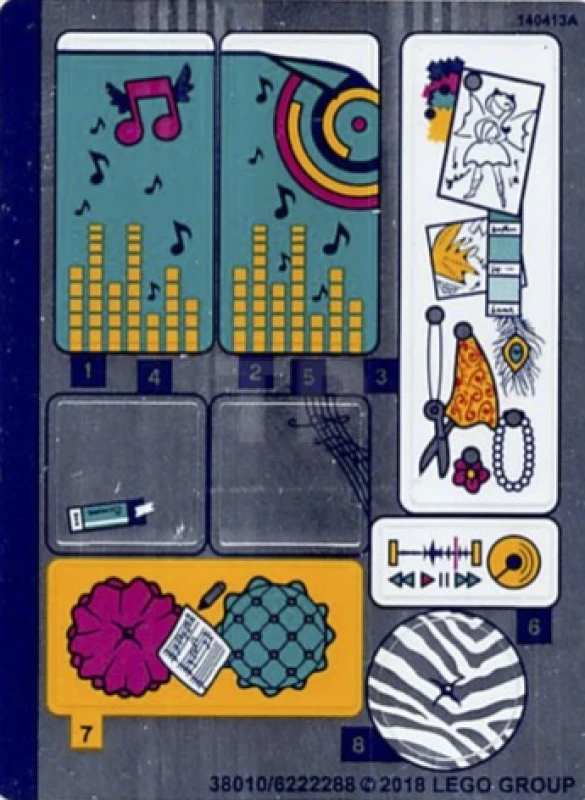 LEGO&reg; 6222288 - Sticker for Set 41341