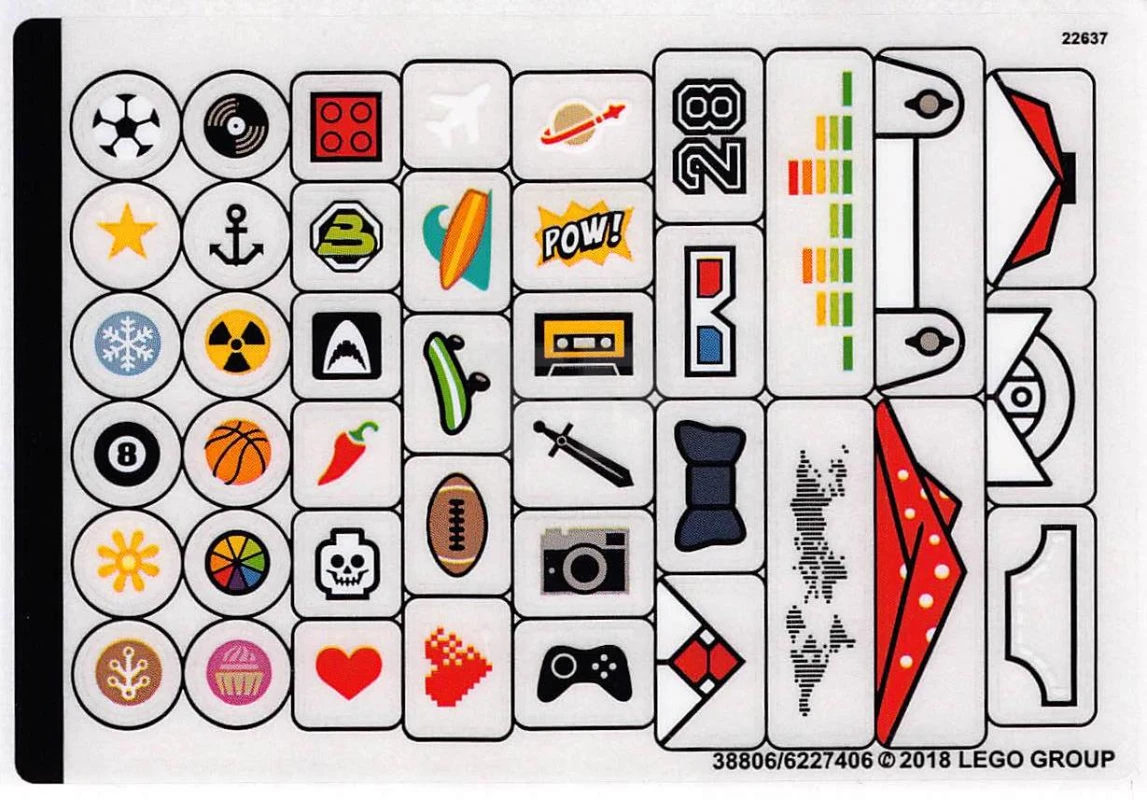 LEGO&reg; 6227406 - Autocollant pour l'ensemble 41597