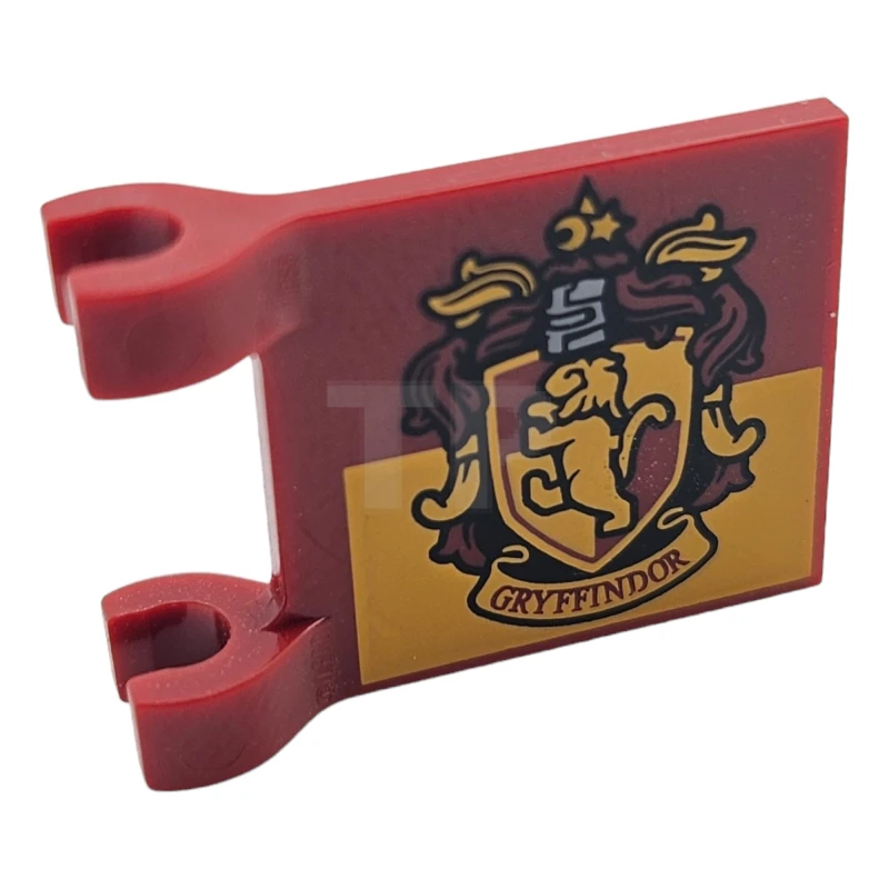 LEGO&reg; 6233911 - 2335pb182 - Flag 2 x 2 Square with Gryffindor House Crest Pattern