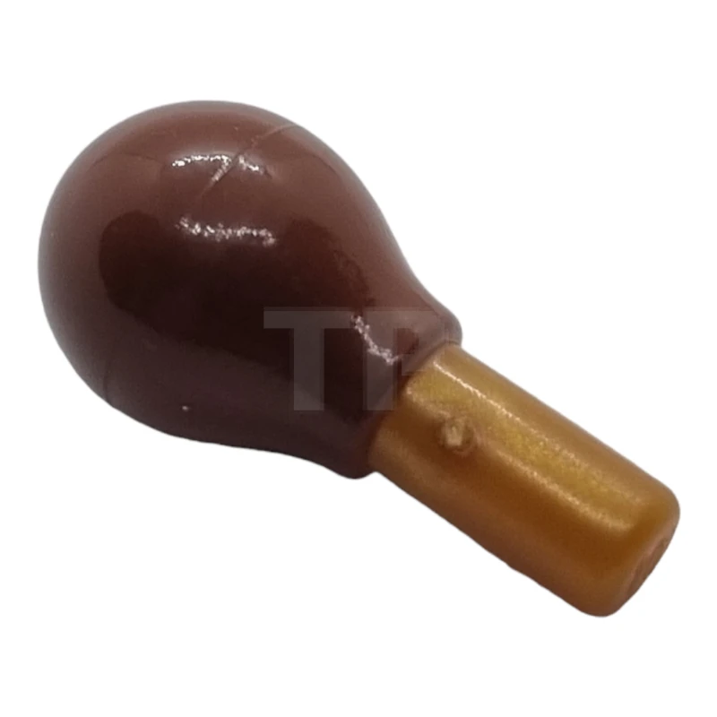 LEGO&reg; 90301pb03 - 6235106 - Minifig, Utensil Maraca with Reddish Brown Bulb (Potion Flask) Pattern