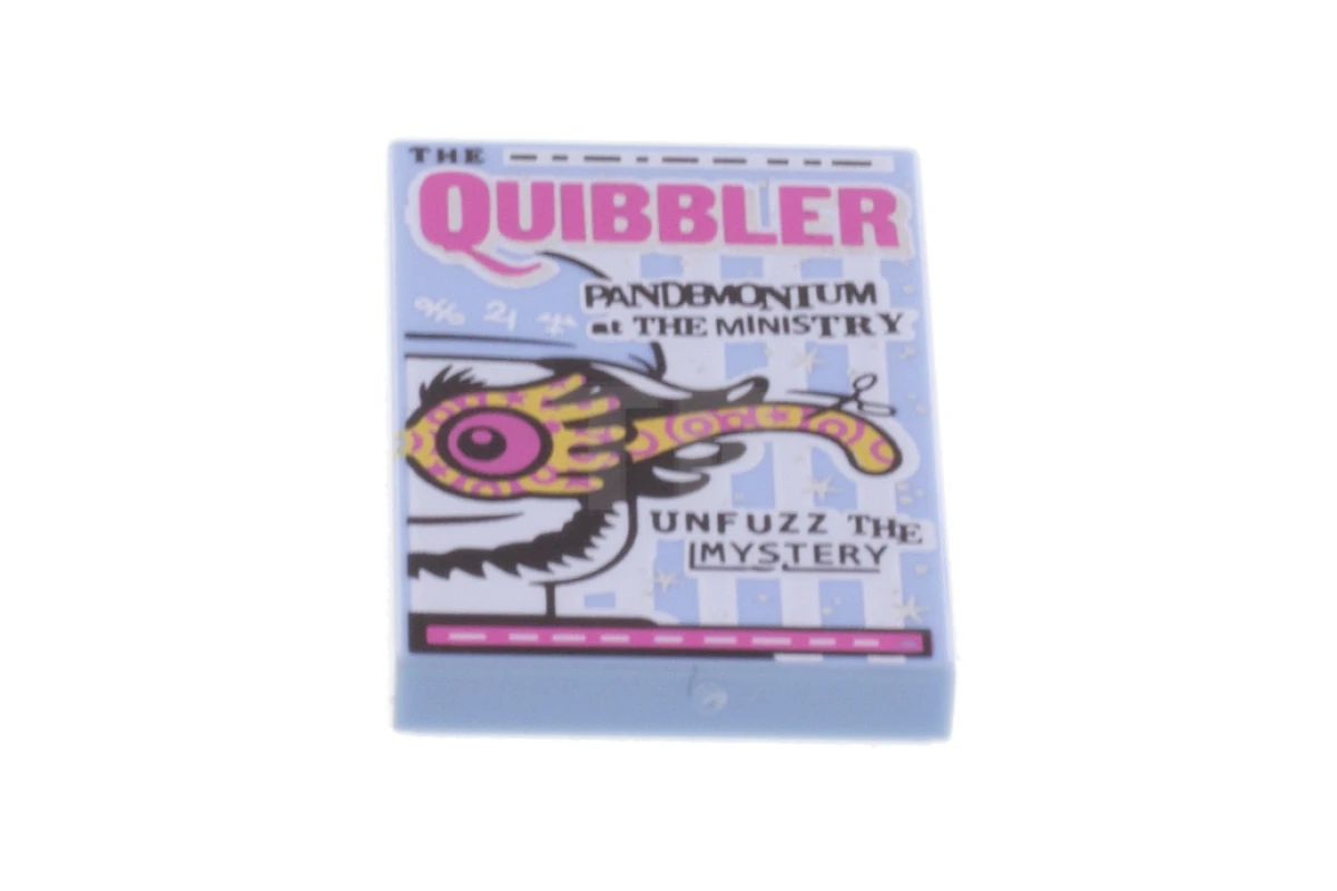 LEGO&reg; 6233914 - 26603pb023 - Tile 2 x 3 with The Quibbler Newspaper Pattern