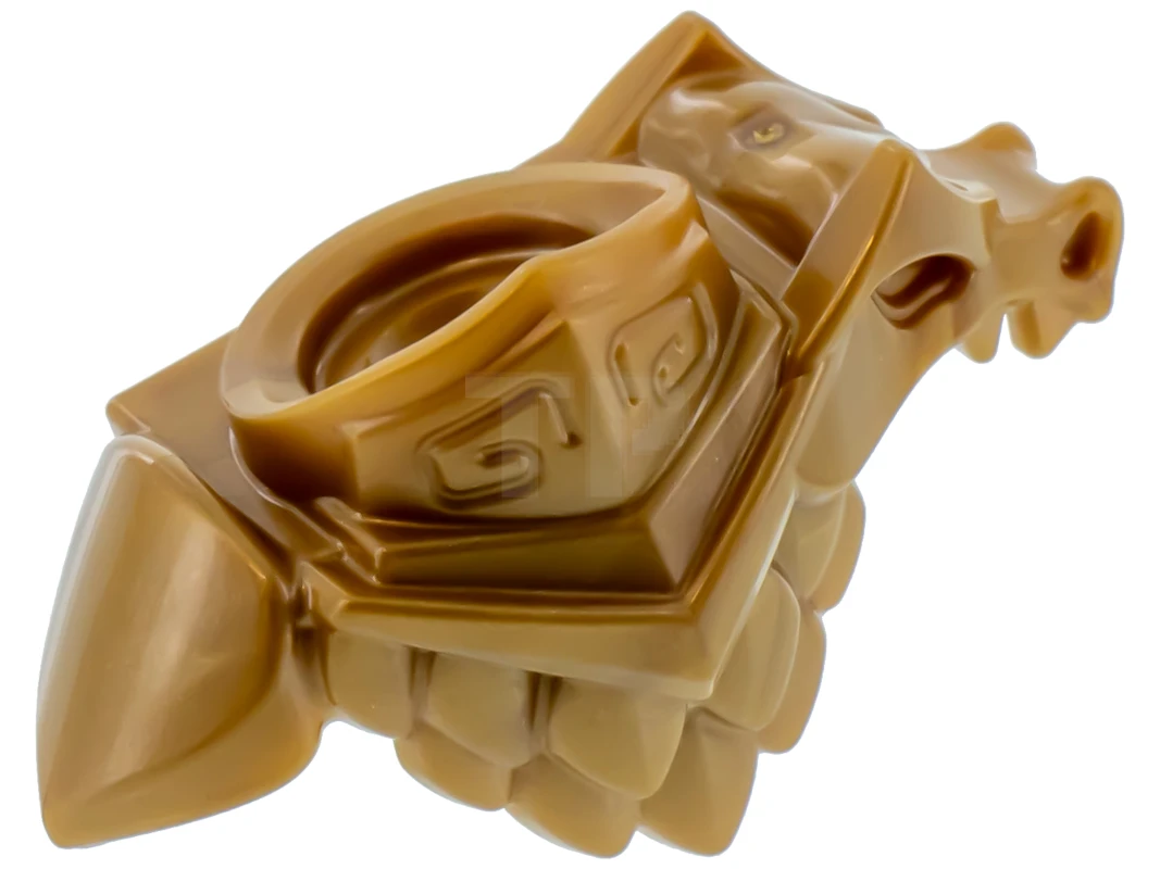 LEGO&reg; 6397798 - 36019 - Minifig, Armor Breastplate with Shoulder Pads Dragon, Chest Feathers and 2 Studs on Back