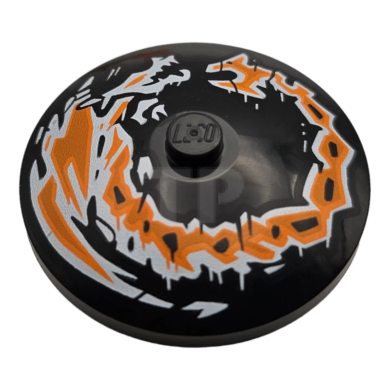 LEGO&reg; 6230373 - 3960pb057 - Ciotola 4 x 4 rovesciata con motivo a drago