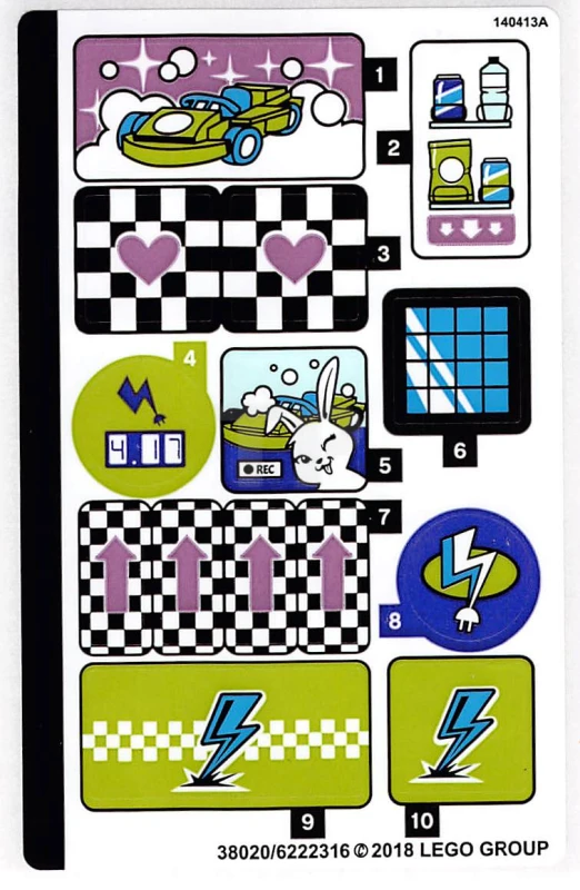 LEGO&reg; 6222316 - Adesivo per il set 41350