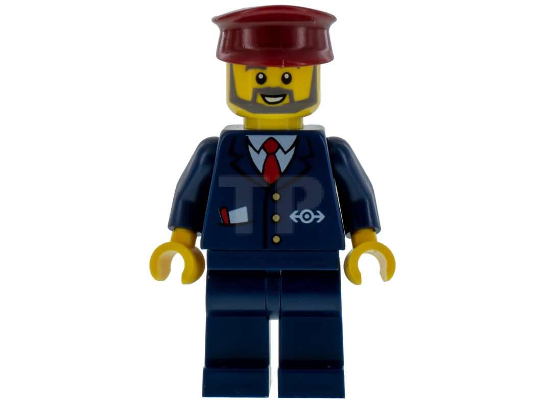 LEGO&reg; trn248 Dunkelblauer Anzug mit Zuglogo