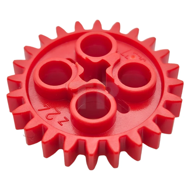 LEGO&reg; 4142825 - 3648 - Technic, Tandwiel 24 tanden (nieuwe stijl met één asgat)