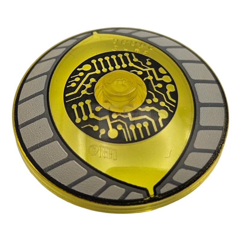 LEGO&reg; 6237219 - 3960pb059 - Dish 4 x 4 Inverted with Brother Eye Pattern