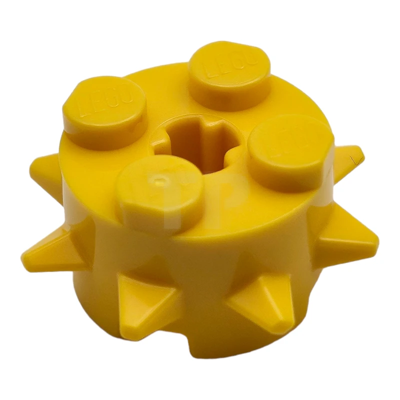 LEGO&reg; 6215043 - 27266 - Brick, Round 2 x 2 with Spikes and Axle Hole
