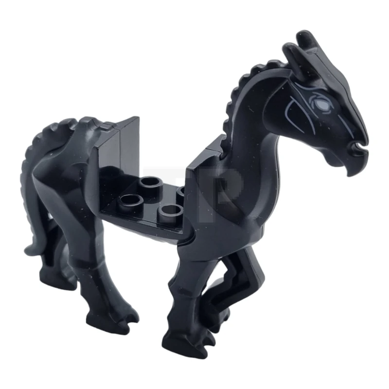 LEGO&reg; 6386004 - bb1296pb01 - Horse, Skeletal with White Eyes Pattern (Thestral)