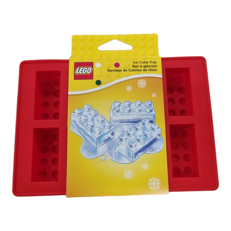 Food - Ice Cube Tray, Bricks (Red)