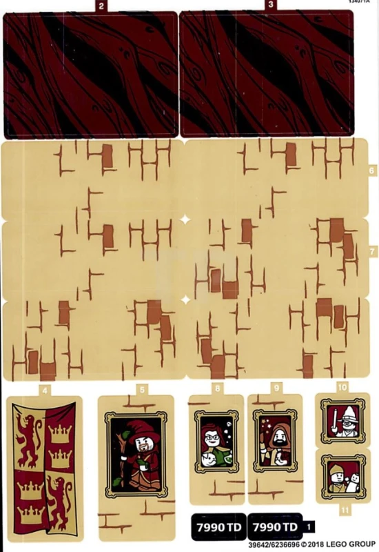 LEGO&reg; 6236695 - Adesivo per il set 75953