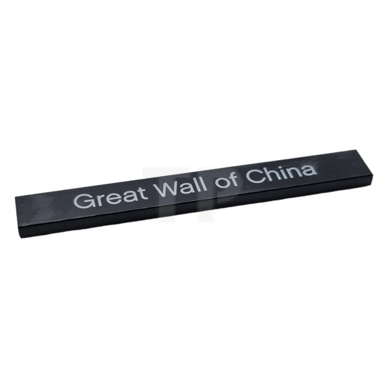 LEGO&reg; 6223318 - 4162pb186 - Tile 1 x 8 with 'Great Wall of China' Pattern
