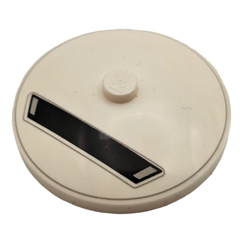 LEGO&reg; 6234527 - 3960pb058 - Dish 4 x 4 Inverted with Circle and Trapezoid Pattern