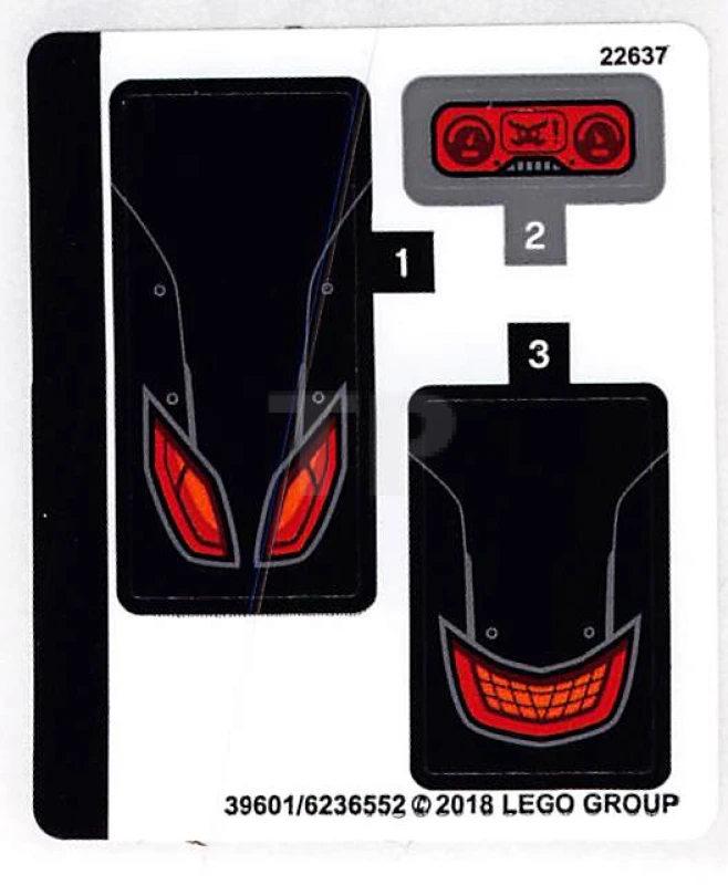 LEGO&reg; 6236552 - Sticker for Set 76110