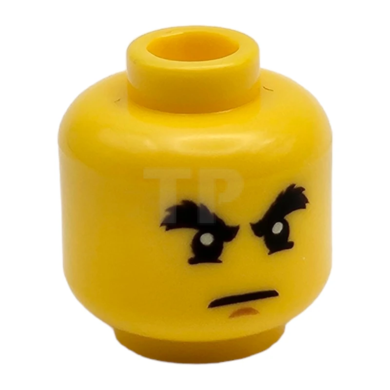 LEGO&reg; 6044996 - 3626cpb0532 - Head Minifig with Raised Bushy Eyebrows Pattern