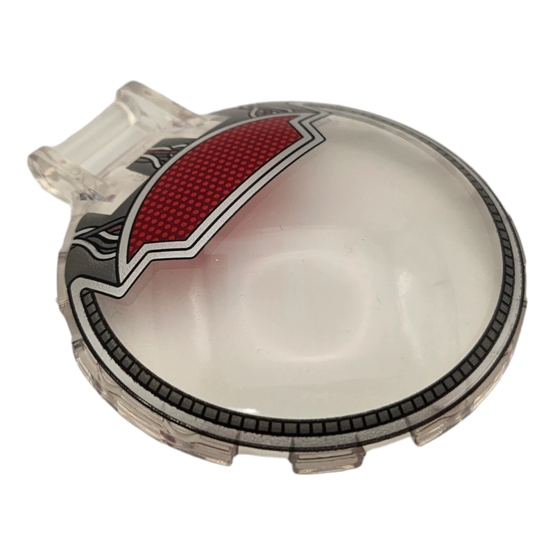 LEGO&reg; 6232248 - 18675pb16 - Dish 6 x 6 Inverted - No Studs with Handle with Wires and Red Panel Pattern