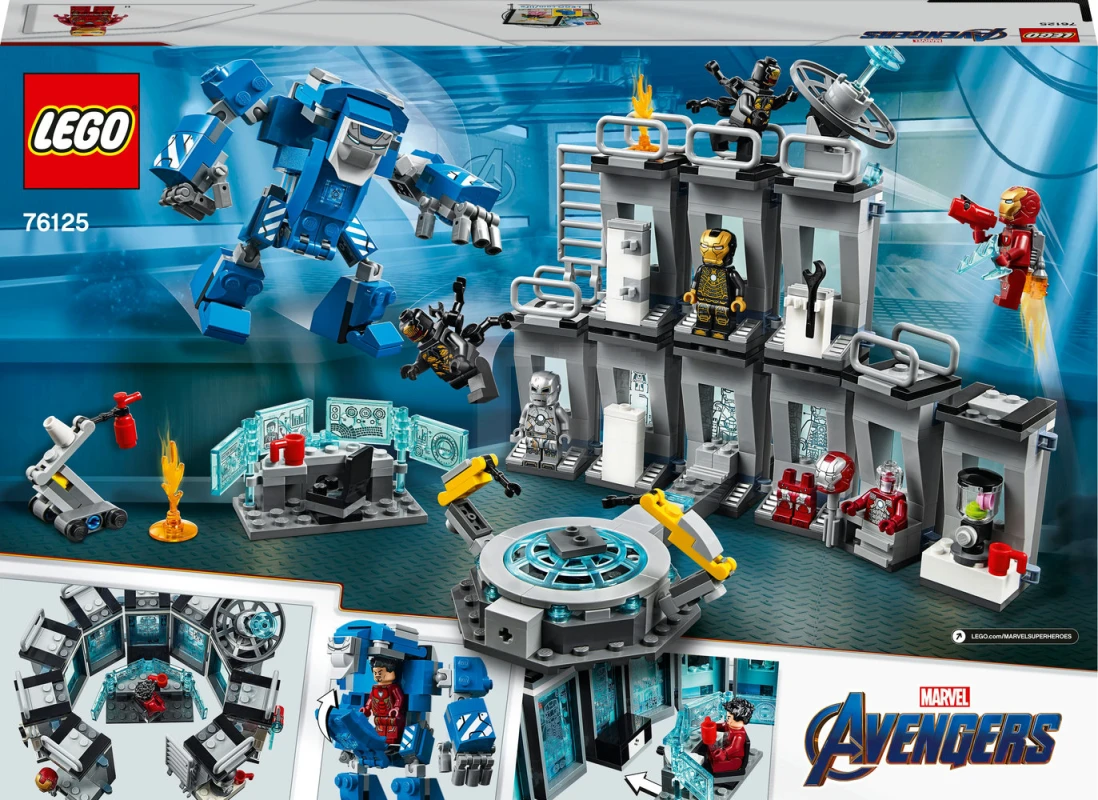 LEGO 76125 Iron Man Hall Of Armour ToyPro LEGO 76125 Iron Man Hall Of Armour ToyPro