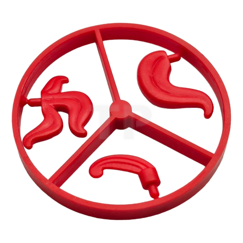 LEGO&reg; 450221 - 4502 - Minifig, Plume / Feather Wheel, 3 on Sprue