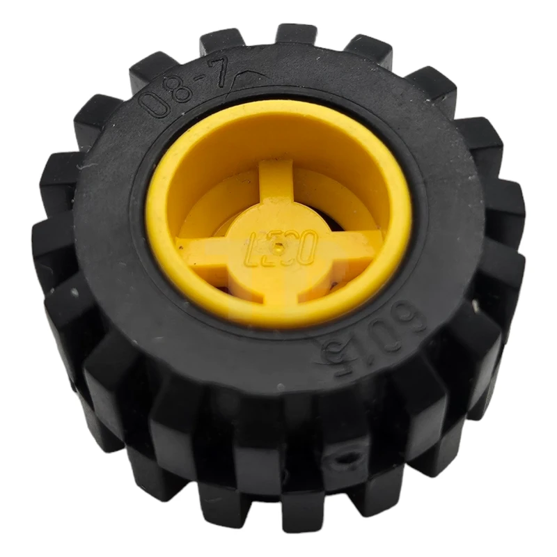 LEGO&reg;  - 6014ac01 - Ruota 11 mm D. x 12 mm, foro rotondo per supporto ruote