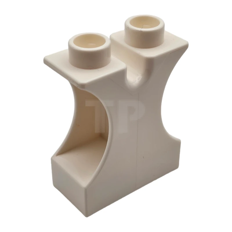 LEGO&reg; 6535349 - 42234 - DUPLO Brick, Modified 1 x 2 x 2 Side and Top Cutouts