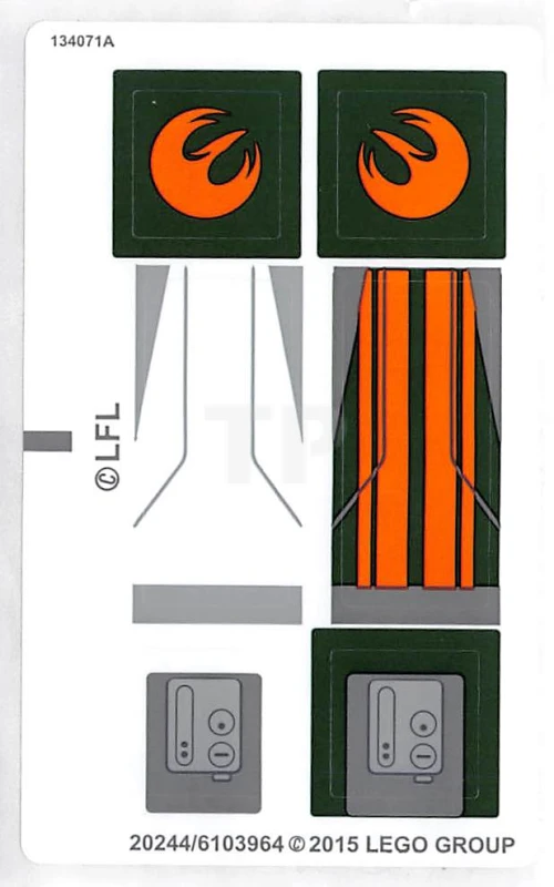 LEGO&reg;  - Sticker for Set 75090 (North American Version)
