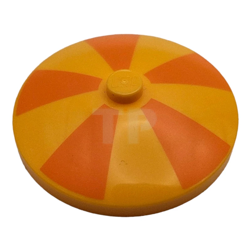 LEGO&reg; 6223163 - 3960pb053 - Dish 4 x 4 Inverted with Wedges Pattern