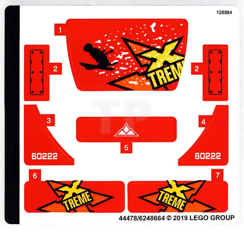 LEGO&reg; 6248664 - Sticker for Set 60222