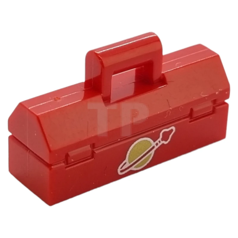LEGO&reg; 6256394 - 98368pb002 - Minifigure, Utensil Toolbox with White Classic Space Logo Pattern